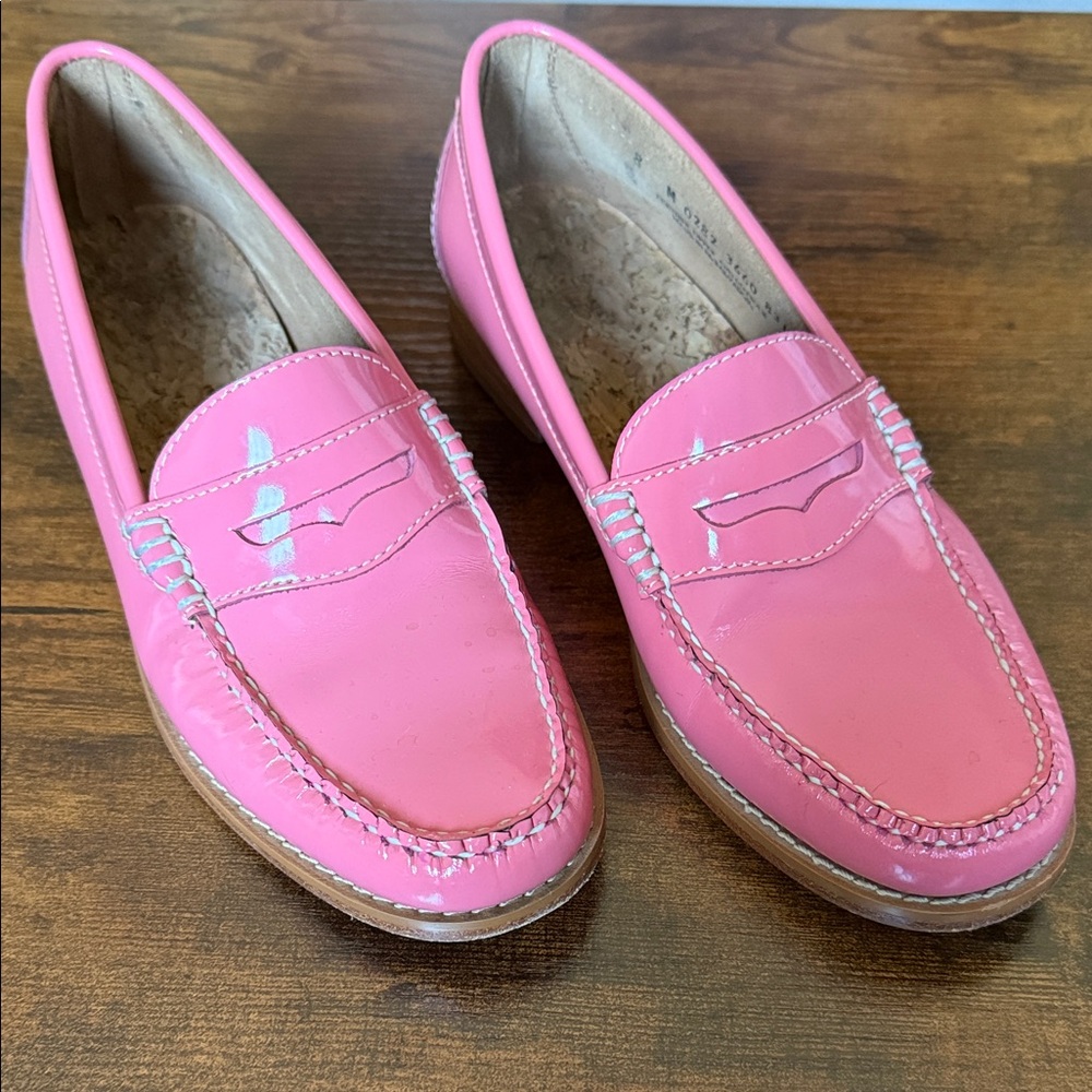 Vintage Pink Weejuns Loafers for Women, Sz 8